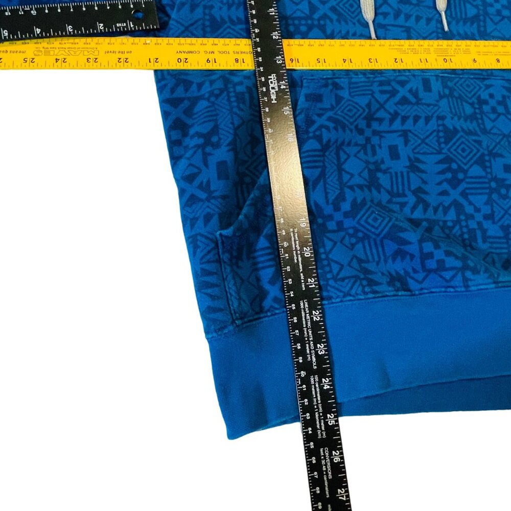 Xersion Blue Patterned Hoodie Sweatshirt S Men’s Small - Picture 3 of 8